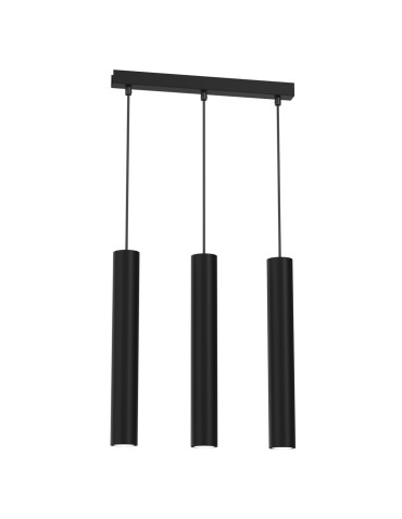 Milagro Lampa wisząca HUDSON BLACK 3xGU10 MLP8792