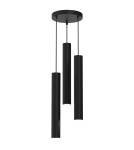 Lampy wiszące - Milagro Lampa wisząca HUDSON BLACK 3xGU10 MLP8793 - product 1