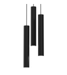 Lampy wiszące - Milagro Lampa wisząca HUDSON BLACK 3xGU10 MLP8793 - product 2