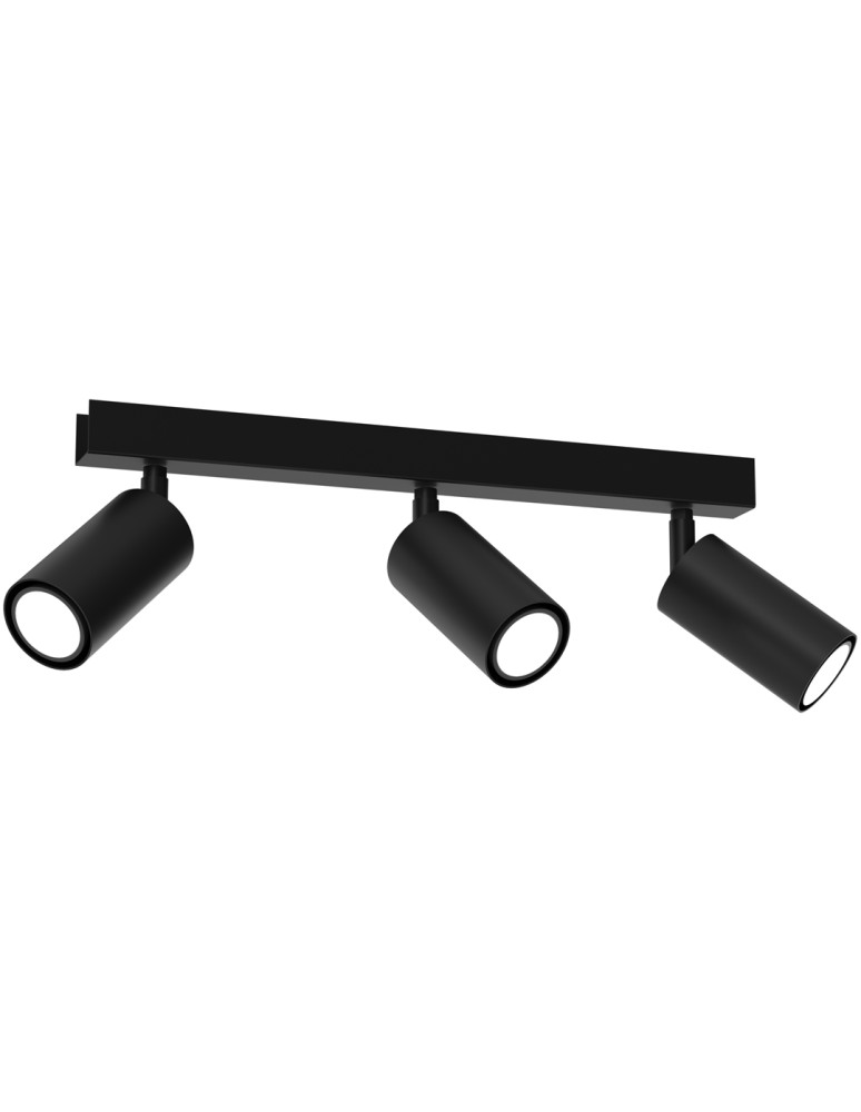 Milagro Lampa sufitowa HUDSON BLACK 3xGU10 MLP8796 Milagro Lampa sufitowa HUDSON BLACK 3xGU10 MLP8796