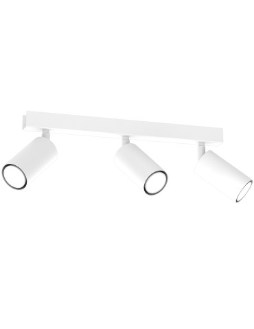 Milagro Lampa sufitowa HUDSON WHITE 3xGU10 MLP8803