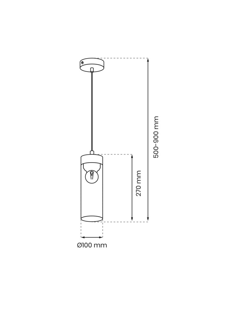 Milagro Lampa wisząca ELICA 1xE27 MLP8664 Milagro Lampa wisząca ELICA 1xE27 MLP8664
