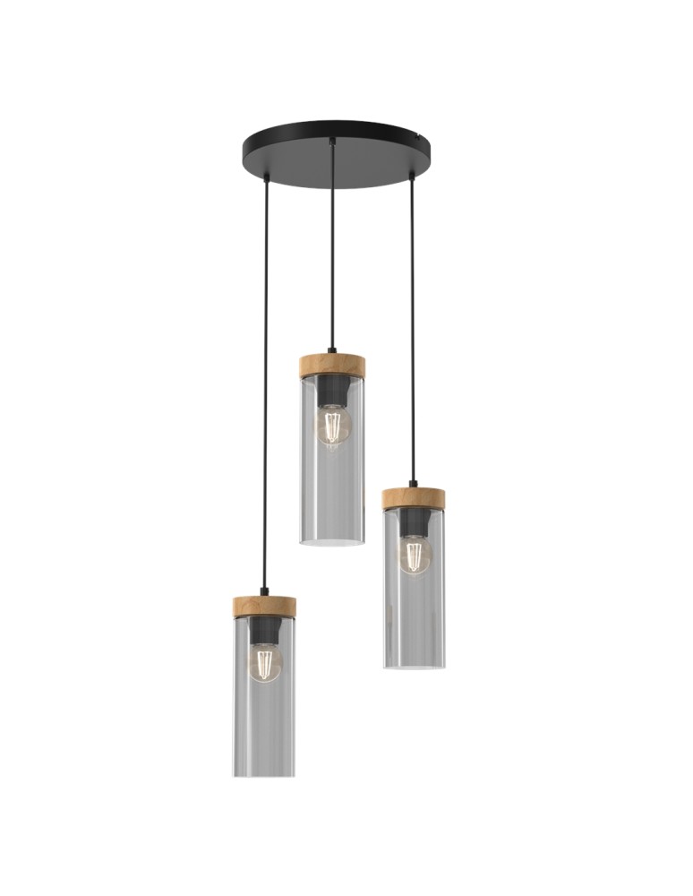 Milagro Lampa wisząca ELICA 3xE27 MLP8666 Milagro Lampa wisząca ELICA 3xE27 MLP8666