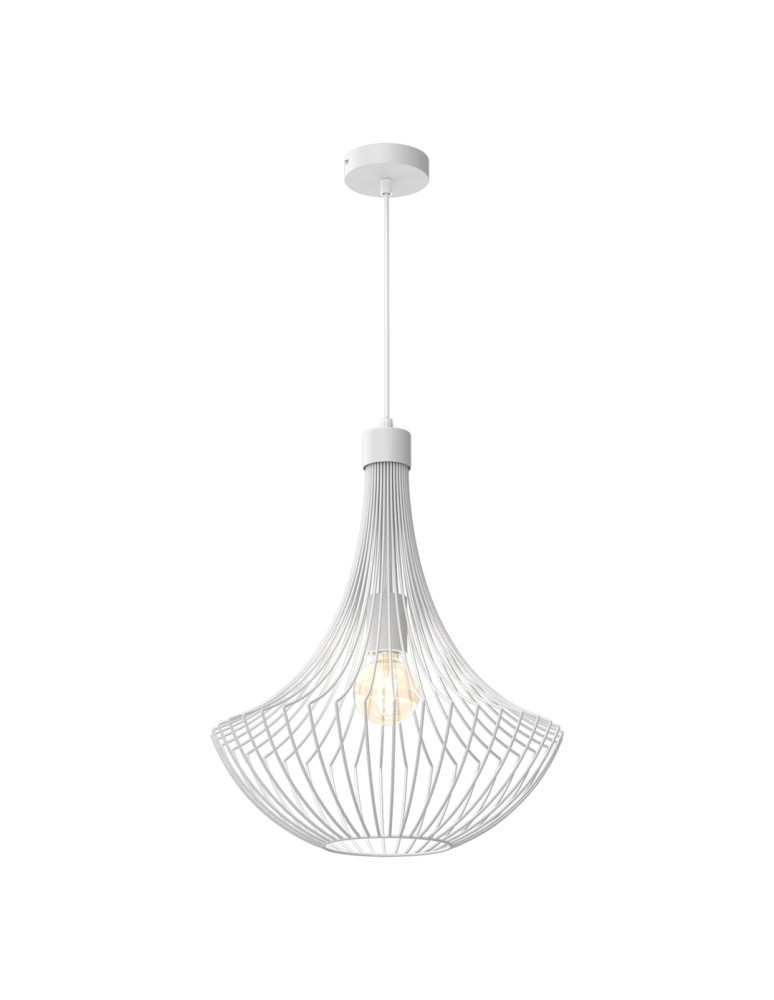 Milagro Lampa wisząca CESTA WHITE 1xE27 MLP8671 Milagro Lampa wisząca CESTA WHITE 1xE27 MLP8671