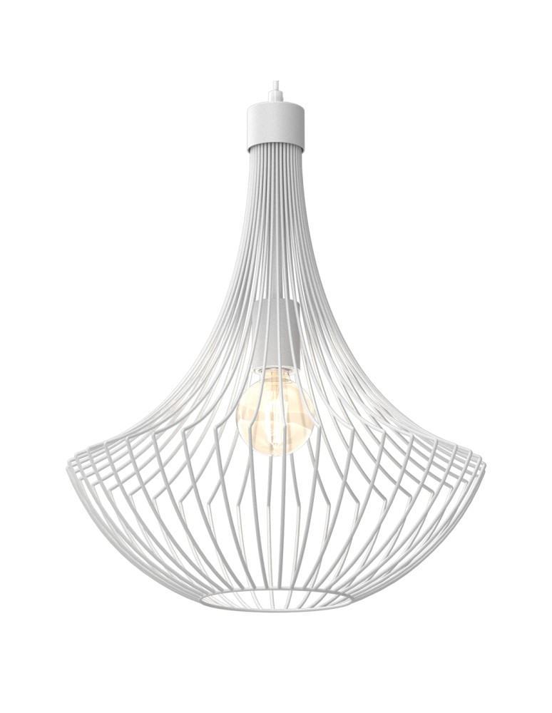 Milagro Lampa wisząca CESTA WHITE 1xE27 MLP8671 Milagro Lampa wisząca CESTA WHITE 1xE27 MLP8671