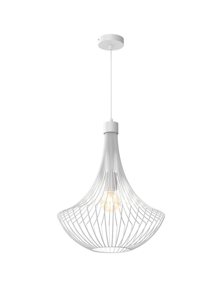 Milagro Lampa wisząca CESTA WHITE 1xE27 MLP8671 Milagro Lampa wisząca CESTA WHITE 1xE27 MLP8671