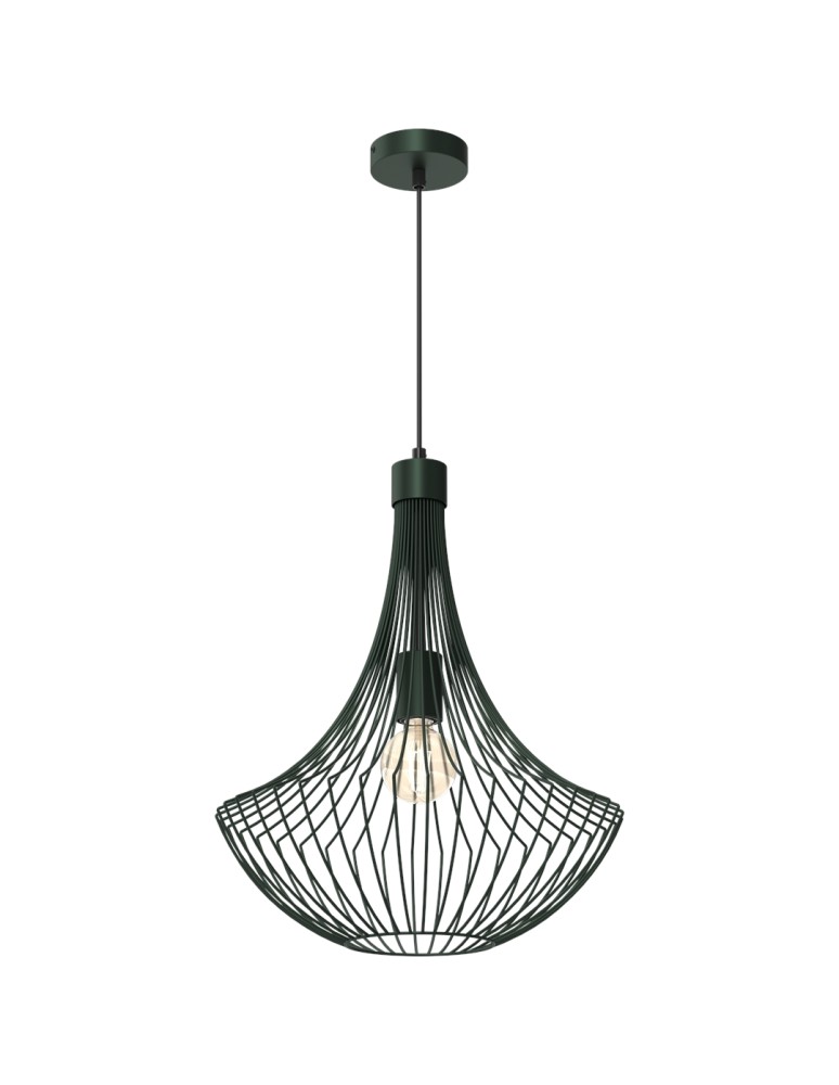 Milagro Lampa wisząca CESTA GREEN 1xE27 MLP8672 Milagro Lampa wisząca CESTA GREEN 1xE27 MLP8672