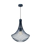 Lampy wiszące niebieskie - Milagro Lampa wisząca CESTA NAVY BLUE 1xE27 MLP8673 - product 1