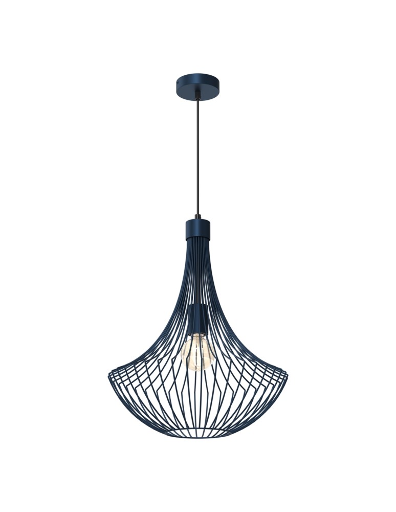 Milagro Lampa wisząca CESTA NAVY BLUE 1xE27 MLP8673