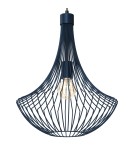 Lampy wiszące niebieskie - Milagro Lampa wisząca CESTA NAVY BLUE 1xE27 MLP8673 - product 2