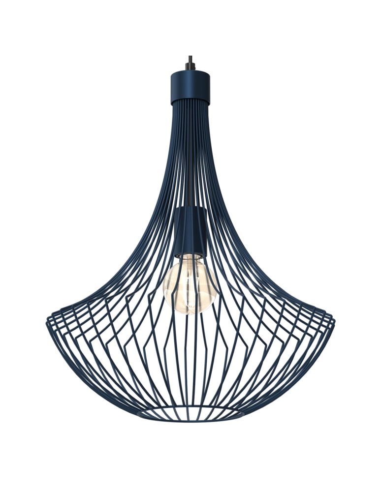 Milagro Lampa wisząca CESTA NAVY BLUE 1xE27 MLP8673