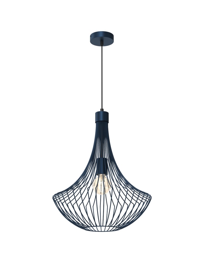 Milagro Lampa wisząca CESTA NAVY BLUE 1xE27 MLP8673