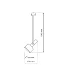 Milagro Lampa sufitowa LINTERNA 1xGX53 MLP8675 Milagro Lampa sufitowa LINTERNA 1xGX53 MLP8675