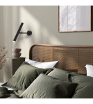 Kinkiety na wysięgniku - Milagro Kinkiet MONZA BLACK / GOLD 1xG9 max 8W LED MLP8837 - product 2