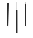 Milagro Lampa wisząca MONZA BLACK 3xG9 max 8W LED MLP8840 Milagro Lampa wisząca MONZA BLACK 3xG9 max 8W LED MLP8840