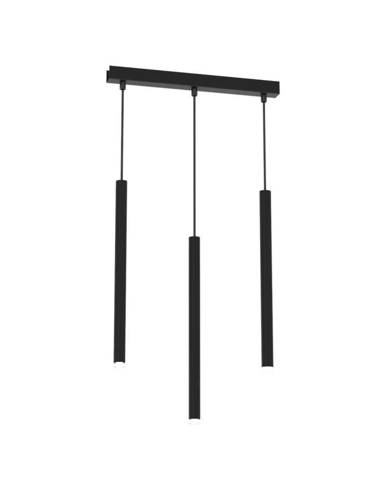 Milagro Lampa wisząca MONZA BLACK 3xG9 max 8W LED MLP8840 Milagro Lampa wisząca MONZA BLACK 3xG9 max 8W LED MLP8840