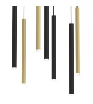 Lampy wiszące sople - Milagro Lampa wisząca MONZA BRASS 7xG9 max 8W LED MLP8843 - product 2