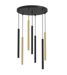 Lampy wiszące sople - Milagro Lampa wisząca MONZA BRASS 7xG9 max 8W LED MLP8843 - product 6