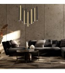 Milagro Lampa wisząca MONZA BRASS 11xG9 max 8W LED MLP8845 Milagro Lampa wisząca MONZA BRASS 11xG9 max 8W LED MLP8845