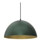 Lampy wiszące zielone - Milagro Lampa wisząca BETA GREEN/GOLD 1xE27 35cm MLP8286 - product 2