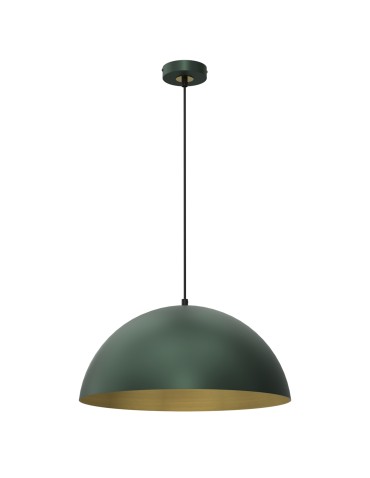 Milagro Lampa wisząca BETA GREEN/GOLD 1xE27 45cm MLP8287