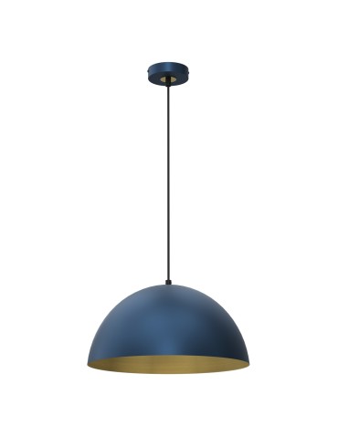 Milagro Lampa wisząca BETA NAVY BLUE/GOLD 1xE27 35cm MLP8288