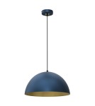 Lampy wiszące niebieskie - Milagro Lampa wisząca BETA NAVY BLUE/GOLD 1xE27 35cm MLP8288 - product 6