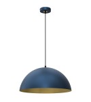 Lampy wiszące niebieskie - Milagro Lampa wisząca BETA NAVY BLUE/GOLD 1xE27 45cm MLP8289 - product 1
