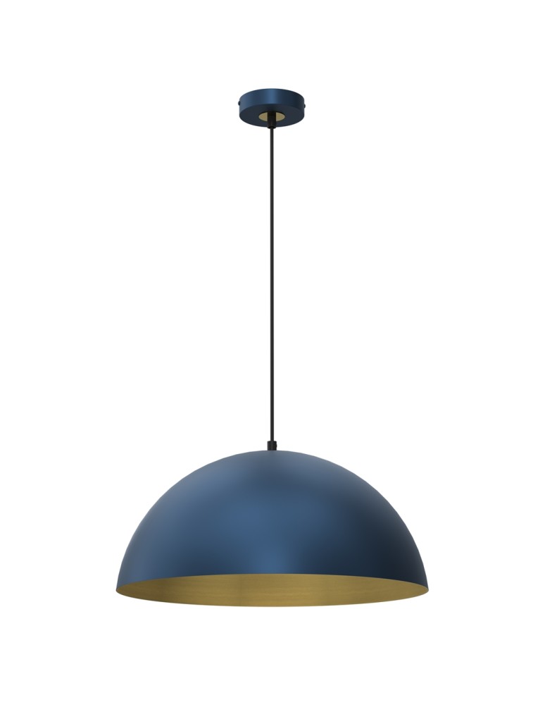 Milagro Lampa wisząca BETA NAVY BLUE/GOLD 1xE27 45cm MLP8289
