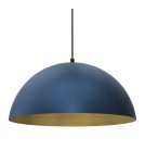 Lampy wiszące niebieskie - Milagro Lampa wisząca BETA NAVY BLUE/GOLD 1xE27 45cm MLP8289 - product 2