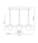 Milagro Lampa wisząca FUTURA 3xG9 MLP8914 Milagro Lampa wisząca FUTURA 3xG9 MLP8914