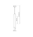 Milagro Lampa wisząca CORTE 1xGU10 MLP8828 Milagro Lampa wisząca CORTE 1xGU10 MLP8828
