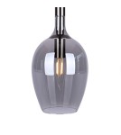 Milagro Lampa wisząca LUGANO SMOKED 3xE14 ML8814 Milagro Lampa wisząca LUGANO SMOKED 3xE14 ML8814