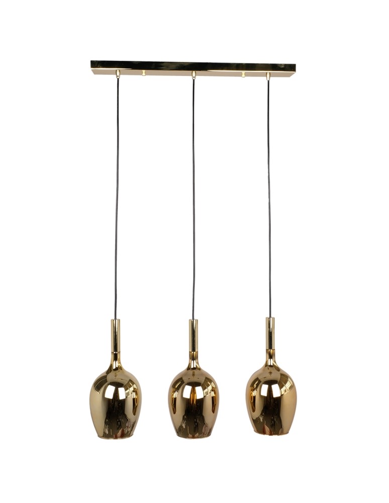 Milagro Lampa wisząca LUGANO GOLD 3xE14 ML8816