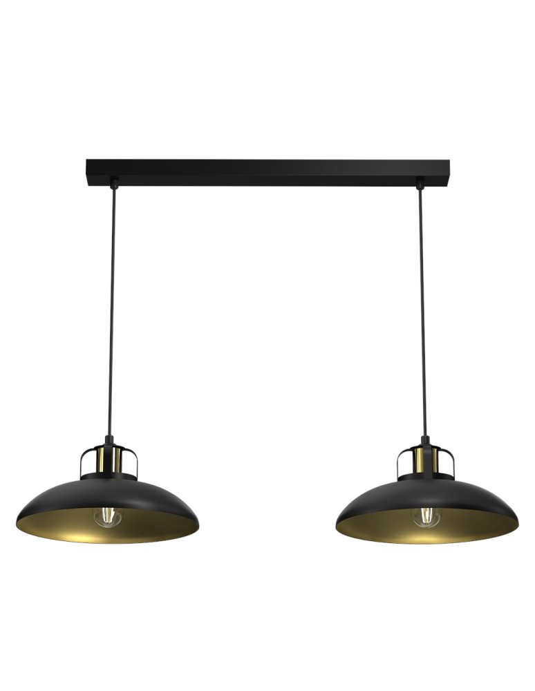 Milagro Lampa wisząca FELIX BLACK/GOLD 2xE27 MLP8907 Milagro Lampa wisząca FELIX BLACK/GOLD 2xE27 MLP8907