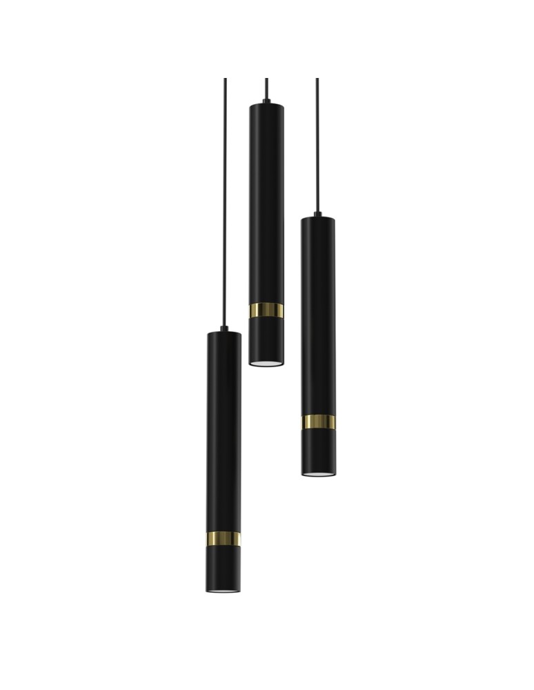 Milagro Lampa wisząca JOKER BLACK/GOLD 3xGU10 MLP8918 Milagro Lampa wisząca JOKER BLACK/GOLD 3xGU10 MLP8918