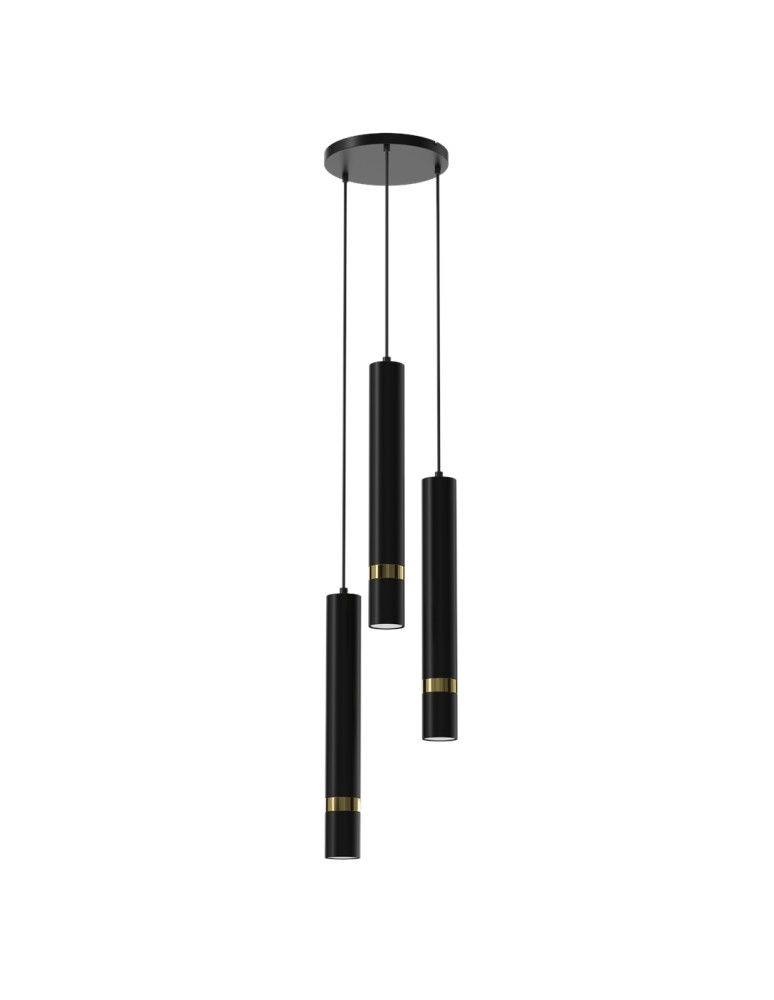 Milagro Lampa wisząca JOKER BLACK/GOLD 3xGU10 MLP8918 Milagro Lampa wisząca JOKER BLACK/GOLD 3xGU10 MLP8918