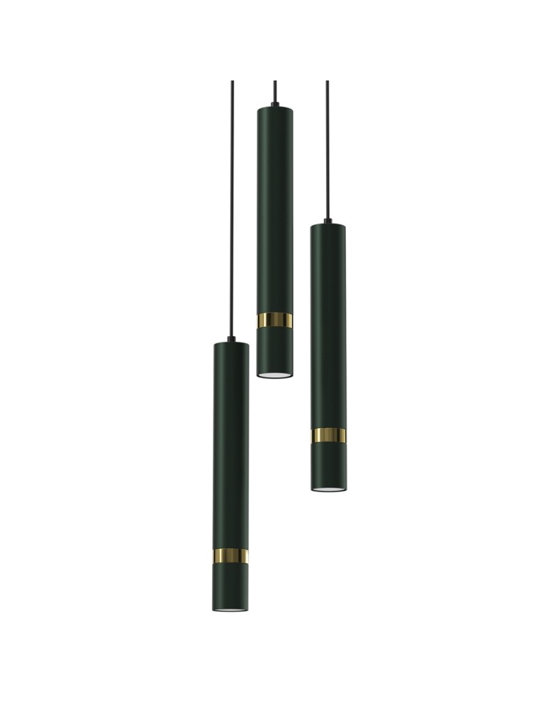 Milagro Lampa wisząca JOKER GREEN/GOLD 3xGU10 MLP8919 Milagro Lampa wisząca JOKER GREEN/GOLD 3xGU10 MLP8919