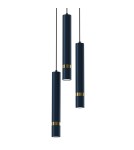 Lampy wiszące niebieskie - Milagro Lampa wisząca JOKER NAVY BLUE/GOLD 3xGU10 MLP8920 - product 2