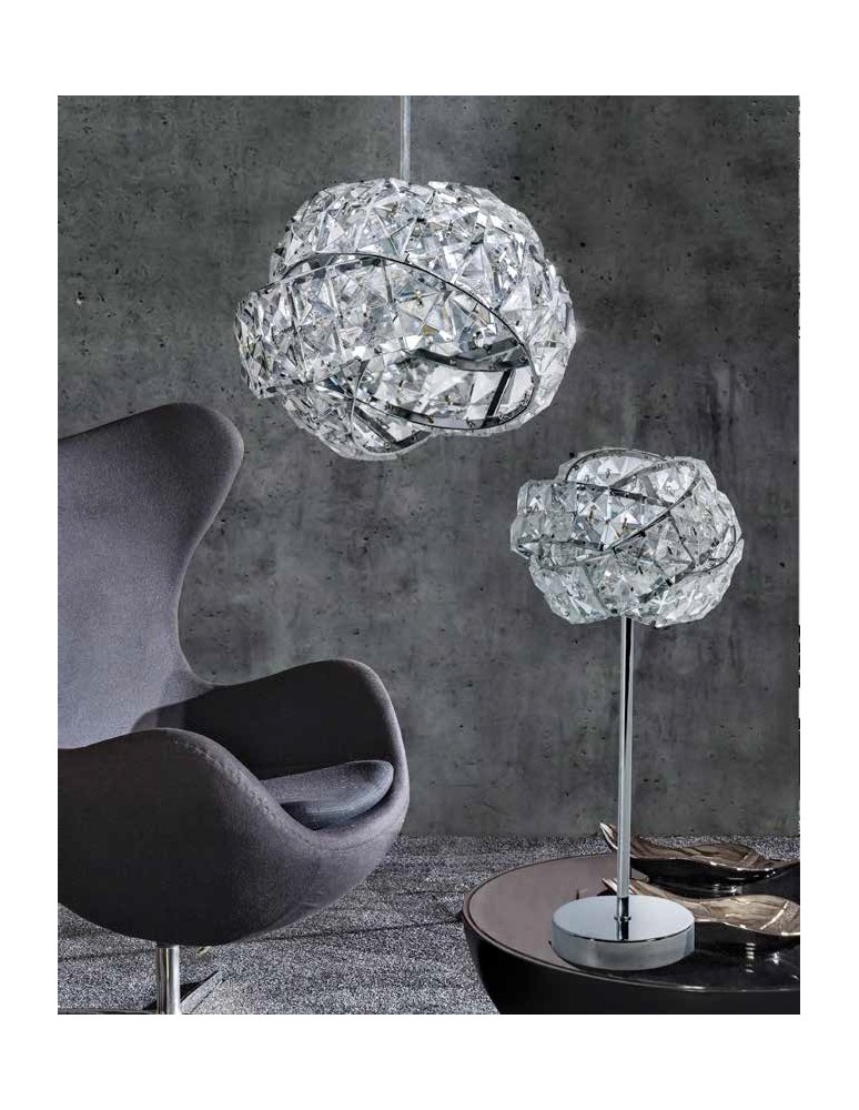 Lampy wiszące - Azzardo BARI 1 1xG9 Wisząca Przeźroczysty AZ2104 - product kolory-swiatla.pl 3