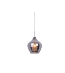 Lampy wiszące - Azzardo AMBER MILANO 1 CHROME 1xG9 Wisząca Chrom AZ2148 - produkt 2
