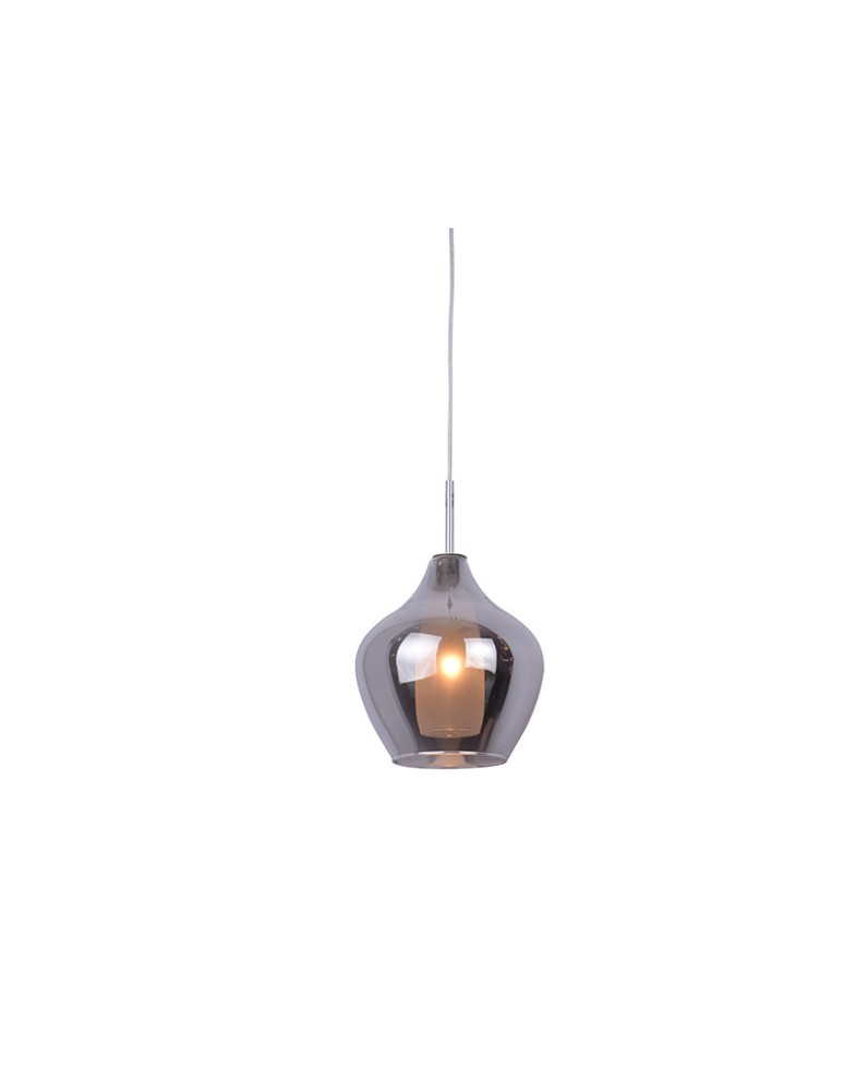 Azzardo AMBER MILANO 1 CHROME 1xG9 Wisząca Chrom AZ2148