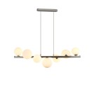 Lampy wiszące kule - Azzardo SYBILLA 7 PENDANT 7xG9 Wisząca Biały/Chrom AZ2102 - product 1