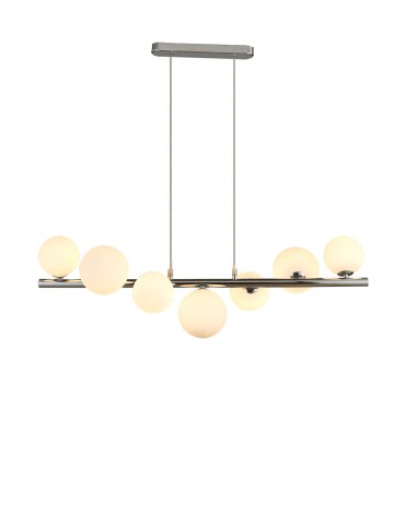 Azzardo SYBILLA 7 PENDANT 7xG9 Wisząca Biały/Chrom AZ2102