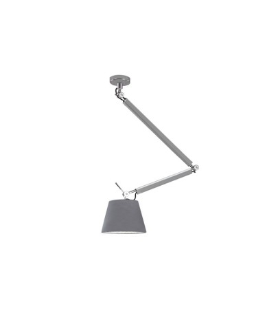 AZzardo ZYTA M ALU 1xE27 AZ2304 + Abażur 20cm
