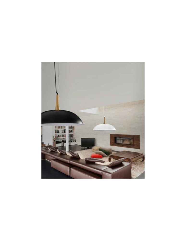 Azzardo PERUGIA BLACK 1xE27 Wisząca Czarny AZ1335