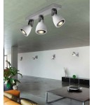 Lampy sufitowe reflektory - Azzardo BREMEN 3 3xGU10 Sufitowa Szary AZ2371 - product 2