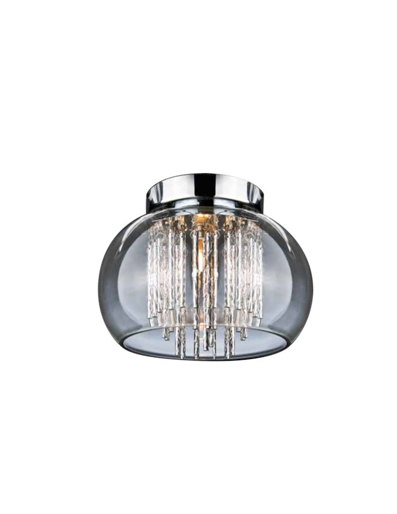 Lampy sufitowe glamour - Azzardo REGO 23 TOP 1xG9 Sufitowa Przeźroczysty/Chrom AZ1001 - produkt kolory-swiatla.pl 1