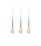 Lampy wiszące potrójne - Azzardo IZZA 3 SHINY WHITE 3xE14 Wisząca Biały Połysk AZ2320 - produkt 1
