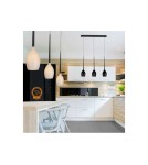 Lampy wiszące potrójne - Azzardo IZZA 3 SHINY WHITE 3xE14 Wisząca Biały Połysk AZ2320 - produkt 2